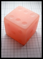 Dice : Dice - 6D Pipped - Pink Large and unfinished - eBay Dec 2016